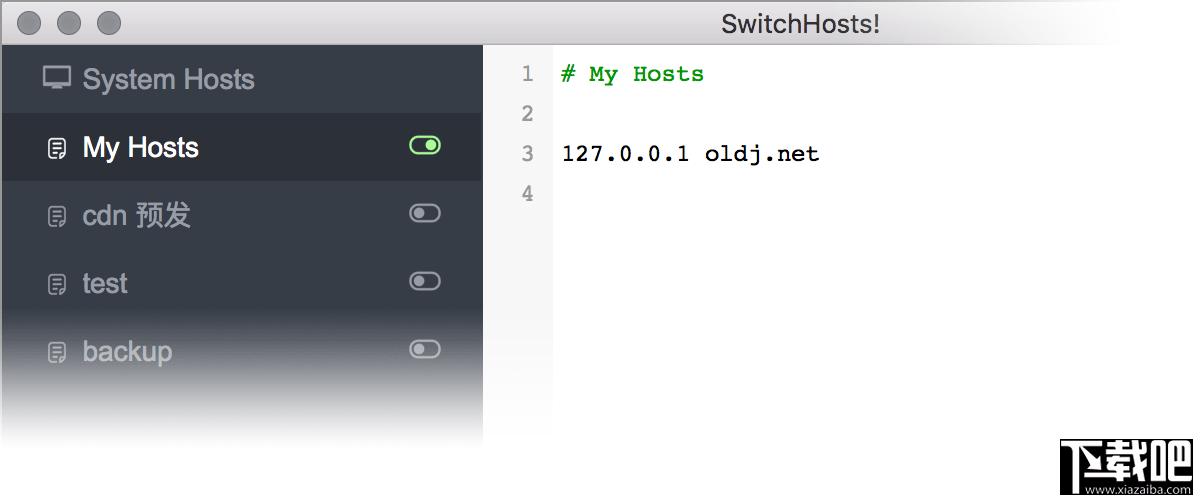SwitchHosts,hosts切换工具