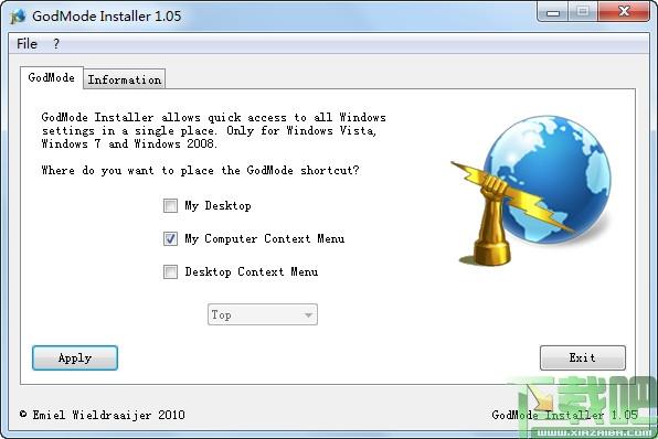 GodMode Installer,上帝模式,windows7