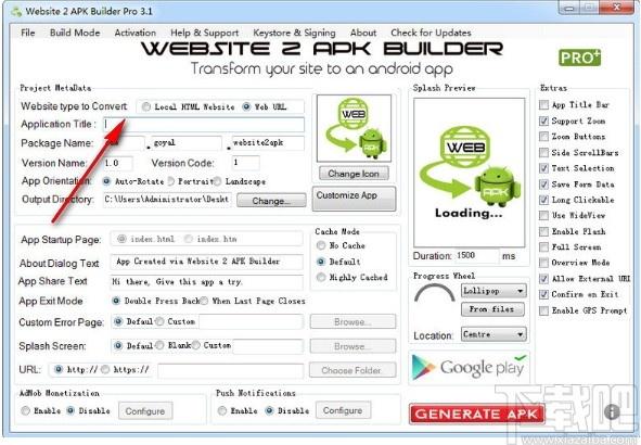 Website 2 APK Builder Pro下载,网站生成app工具,安装制作,app制作