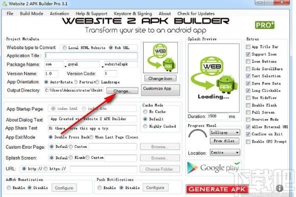 Website 2 APK Builder Pro下载,网站生成app工具,安装制作,app制作