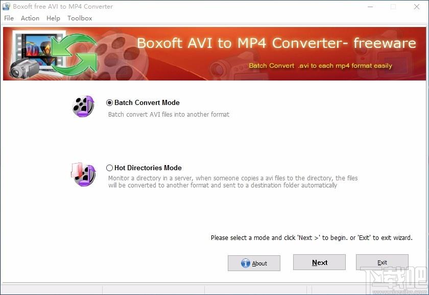 Boxoft free AVI to MP4 Converter下载,AVI到MP4转换器