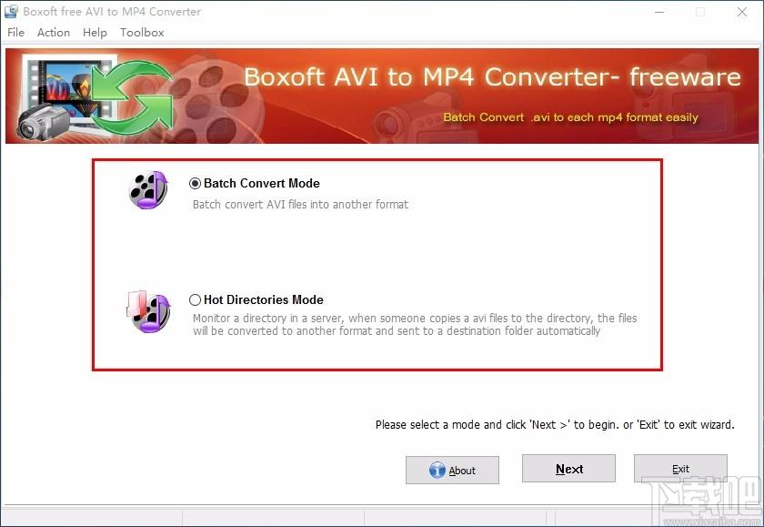 Boxoft free AVI to MP4 Converter下载,AVI到MP4转换器